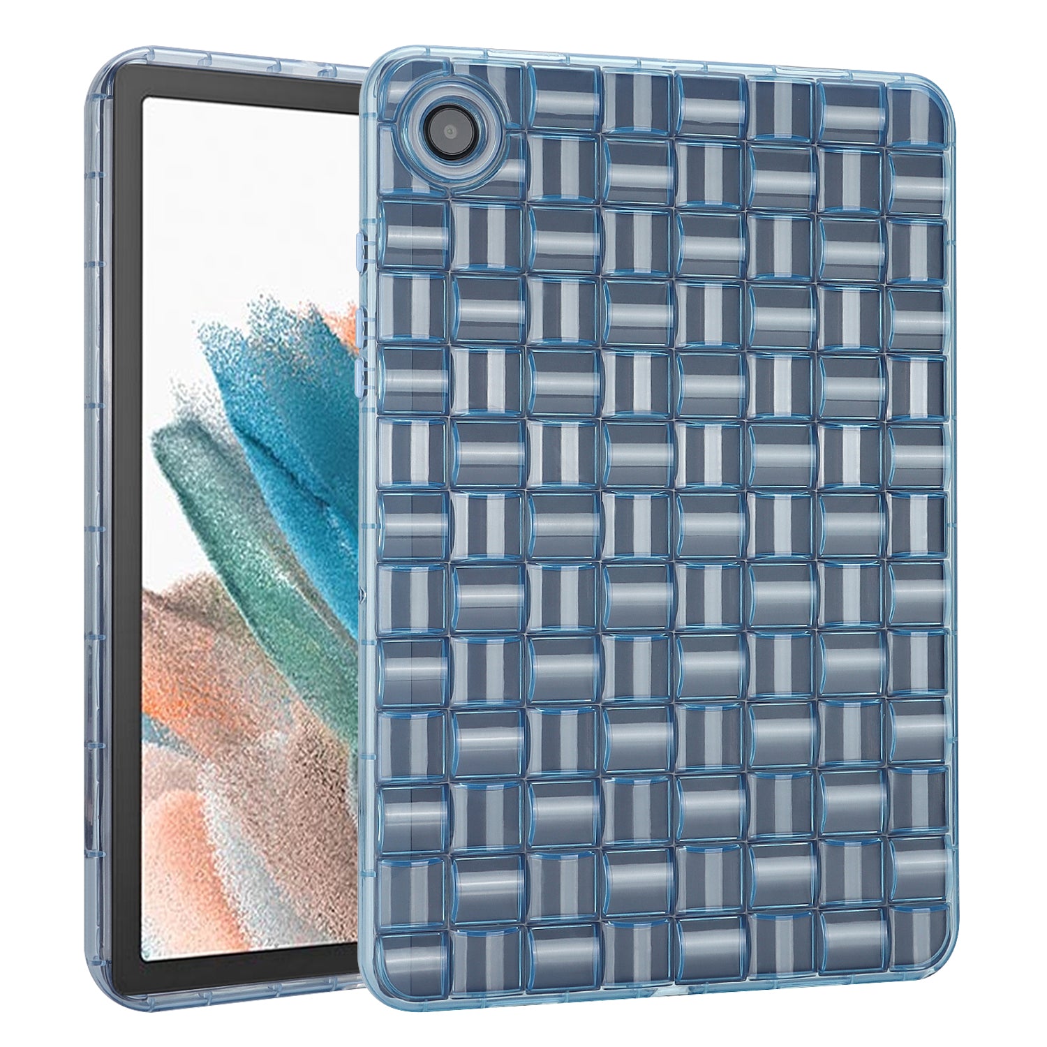 For Samsung Galaxy Tab A8 10.5 (2021) X200 Tab A8 10.5 (2022) Ice Cube Design Clear Case Soft TPU Protective Tablet Cover For Samsung Galaxy Tab A8 10.5 (2021) X200 Tab A8 10.5 (2022) Ice Cube Design Clear Case Soft TPU Protective Tablet Cover